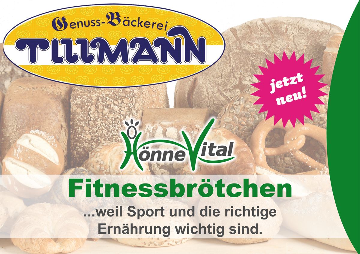 NEU: HönneVital-Fitnessbrötchen bei Bäckerei Tillmann