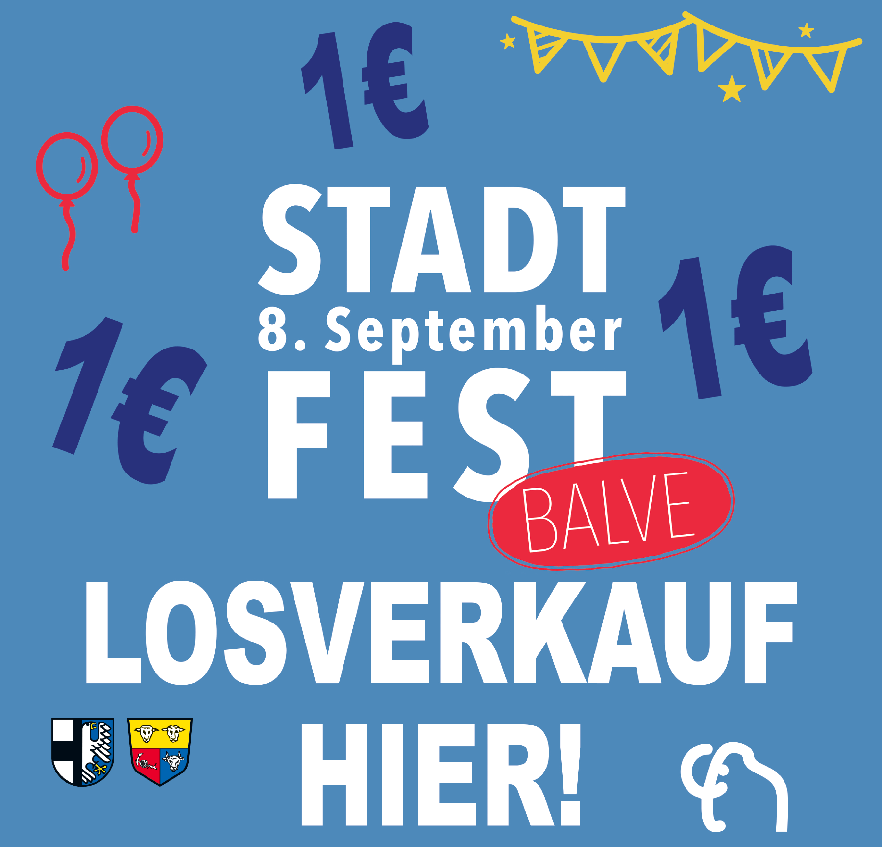 Balver Stadtfest 2018 – Bei uns gibt es Lose!