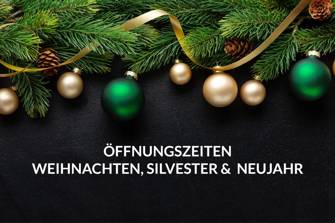 Öffnungszeiten Weihnachten, Silvester & Neujahr HönneVital