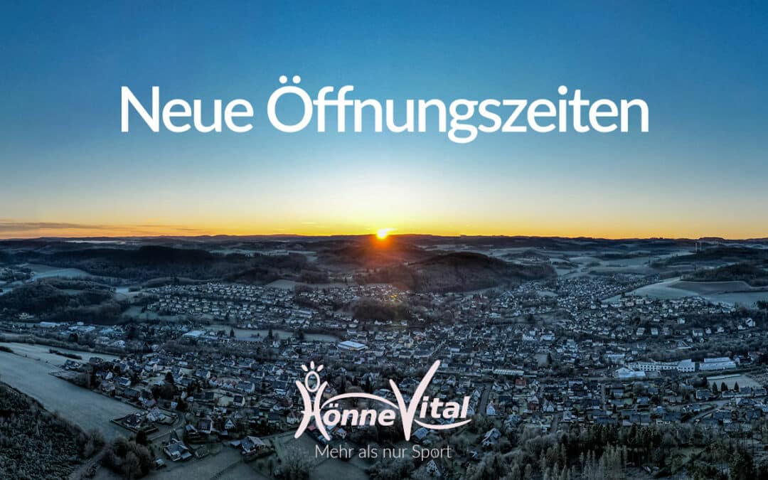 Neue Öffnungszeiten ab dem 10. Oktober 2022