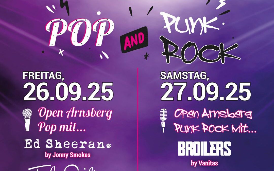 Exklusives Gewinnspiel für Mitglieder: Tickets fürs Open Arnsberg Festival