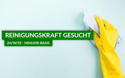 Reinigungskraft gesucht (Minijob)