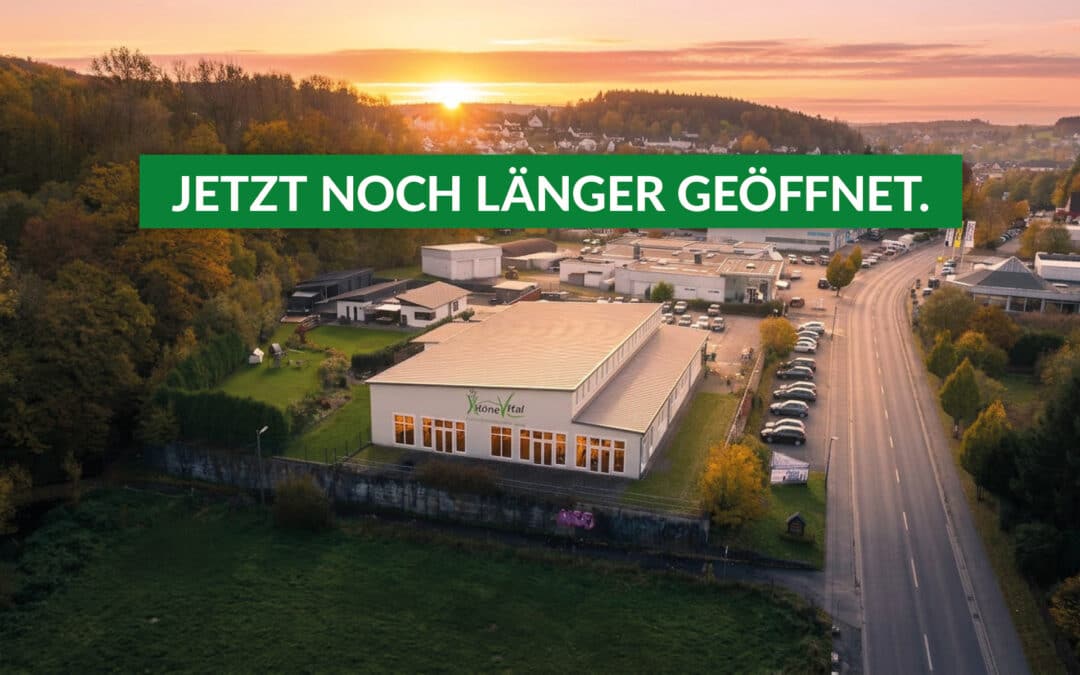 Mehr Zeit für dein Training: noch längere Öffnungszeiten ab dem 1. April!